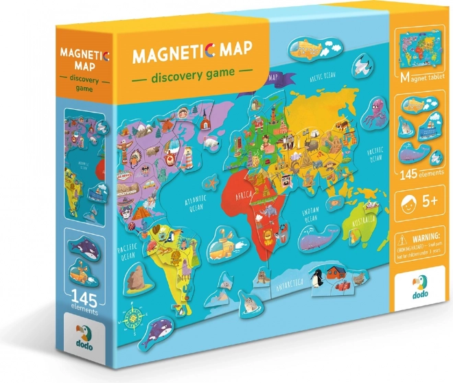 Magnetyczna gra Mapa świata