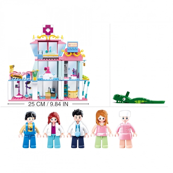 Zestaw konstrukcyjny Sluban Girls Dream Szpital