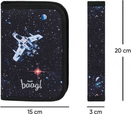 Piórnik szkolny Pixel Space