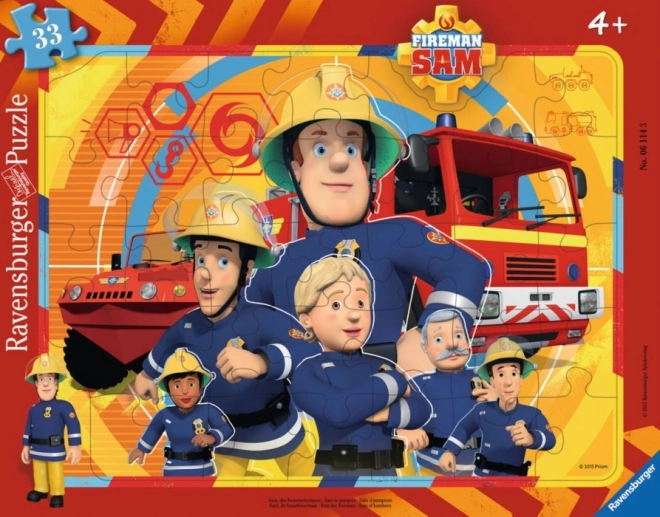 Ravensburger Puzzle Strażak Sam 33 elementy