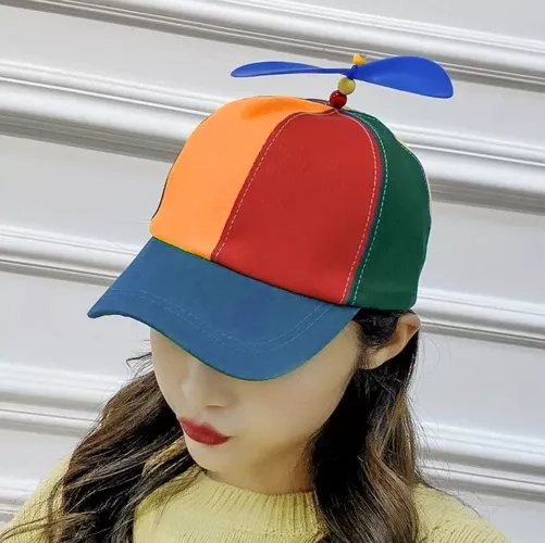 Czapka z daszkiem z wiatraczkiem Unisex, wielokolorowa Malatec