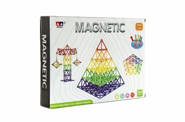 Magnetyczne klocki Witka 200 szt.