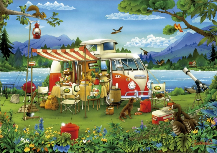 Educa puzzle Kemping 1000 elementów