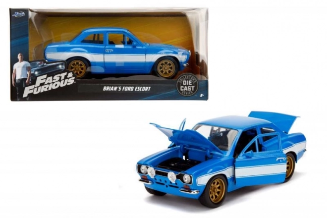 Model auta 1974 Ford Escort z Szybcy i wściekli 1:24