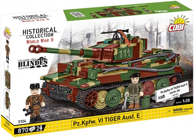 Model czołgu Tygrys I z 870 klocków