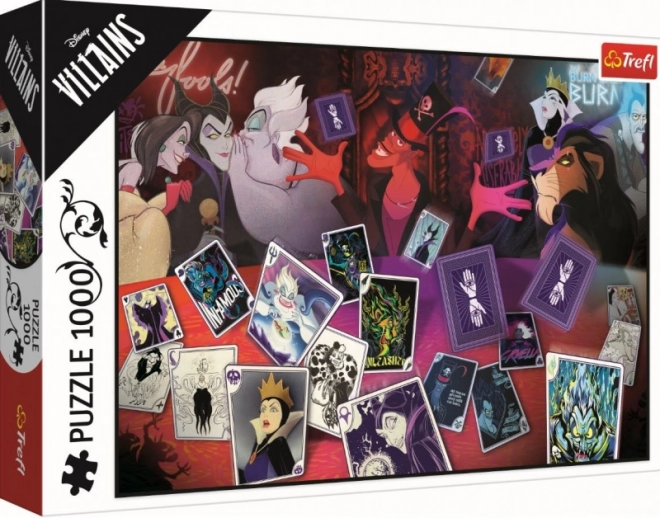 Puzzle 1000 elementów DISNEY VILLAINS – szczęśliwa seria