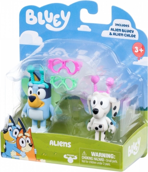 Figurki Bluey dwupak Baby Bluey i Chloe