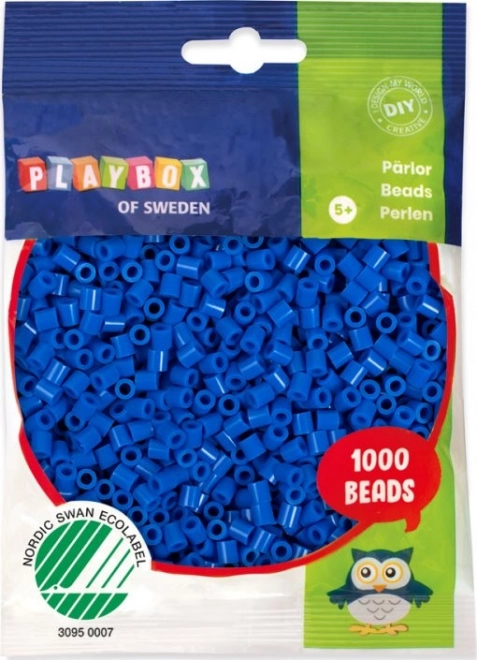 PLAYBOX Koraliki do zaprasowywania - ciemnoniebieskie 1000 sztuk