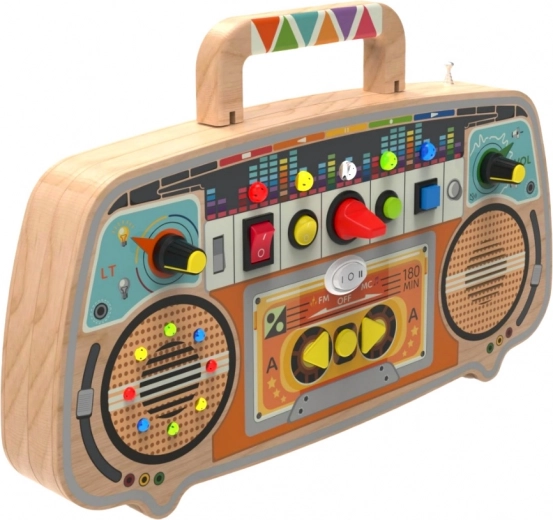 Interaktywny panel LED i elementy sterujące