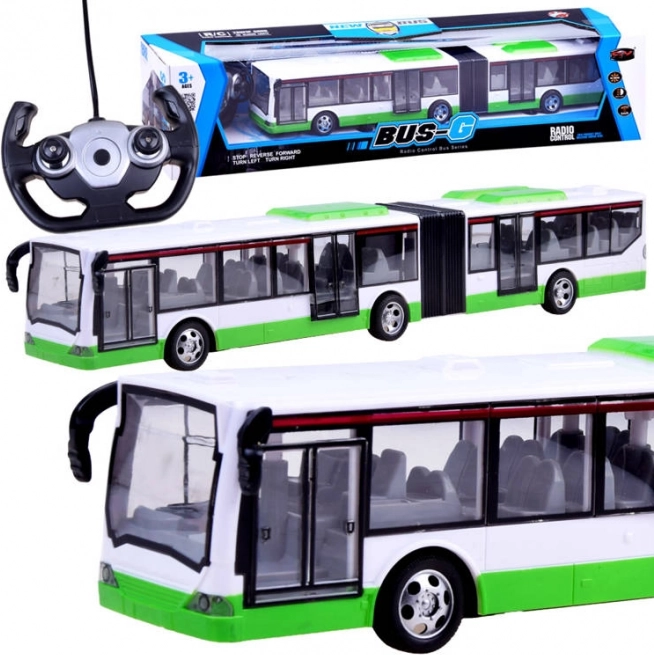 RC przegubowy autobus zdalnie sterowany dla dzieci – Zielona