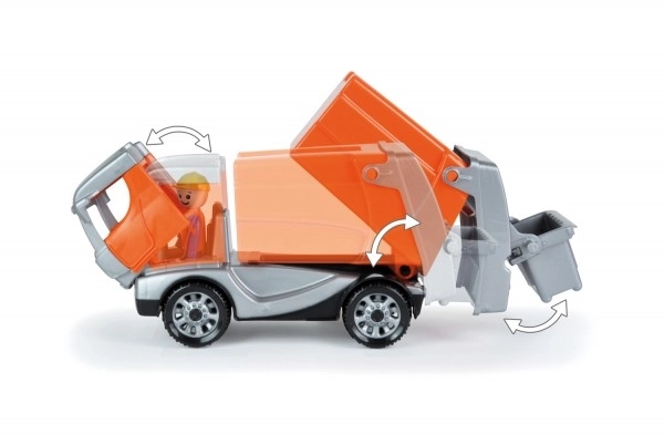 Auto Truckies śmieciarki plastikowe 25cm z figurką w pudełku 24m+