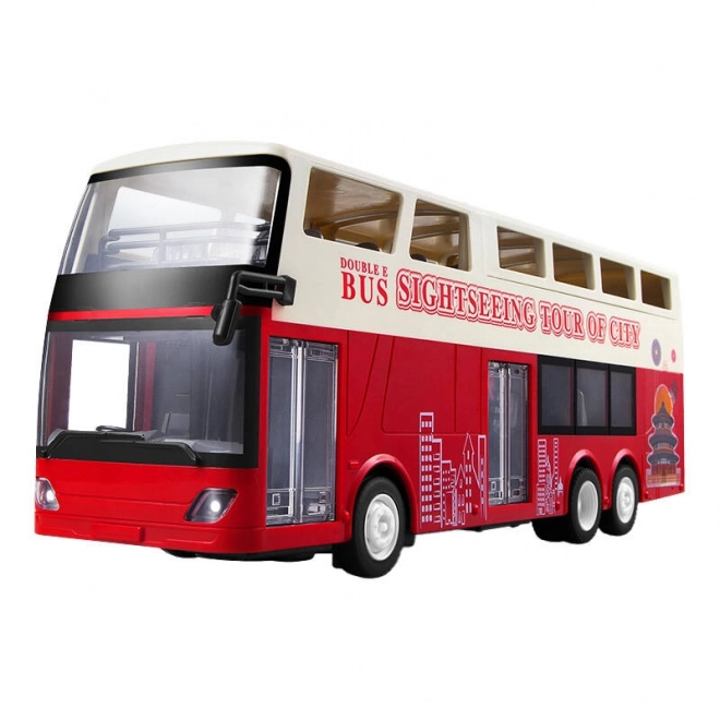 Zdalnie sterowany autobus RC 1:18 Double Eagle (czerwony) E640-003