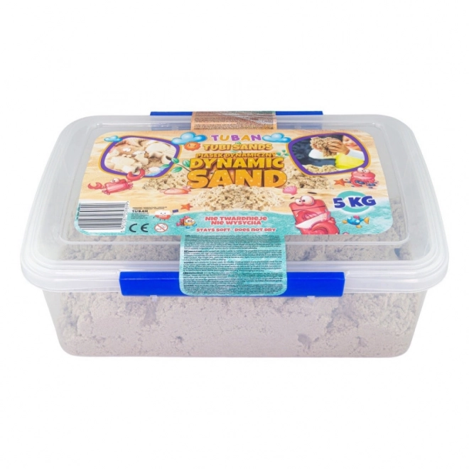 Piasek dynamiczny 5 kg w praktycznym pudełku