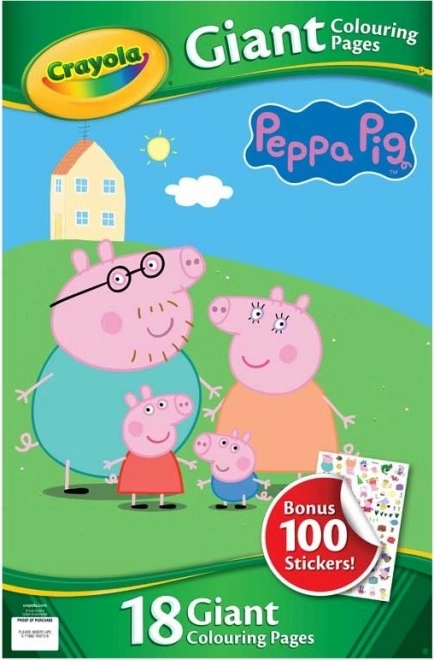 CRAYOLA Mega kolorowanki Świnka Peppa