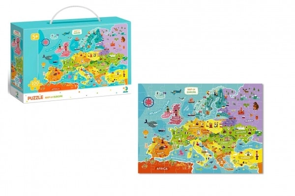 Puzzle Mapa Europy -100 elementów