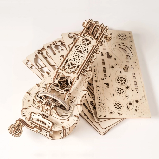 Ugears 3D drewniane mechaniczne puzzle Hurdy-Gurdy
