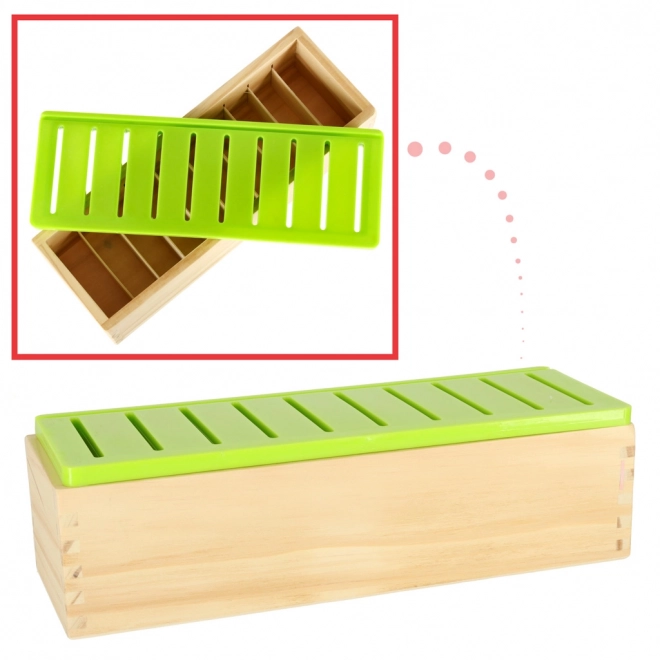 Drewniany Montessori edukacyjny sorter