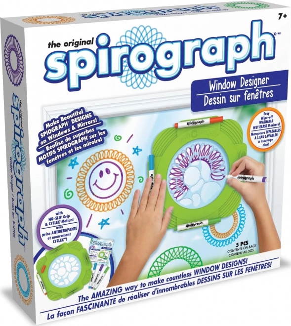 SPIROGRAPH dekoracja okien