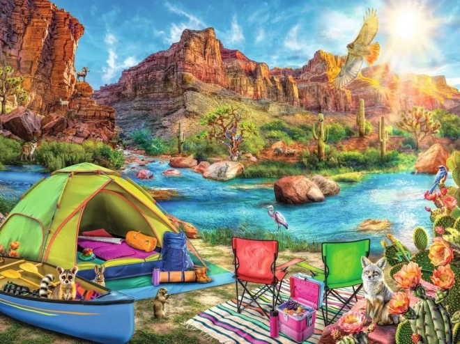 Puzzle RAVENSBURGER Biwak w kanionie 1500 elementów