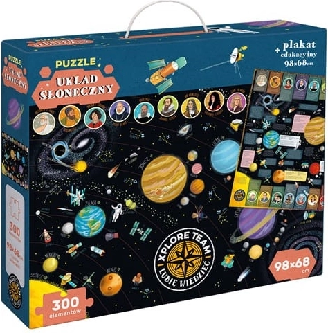Puzzle 300 elementów Układ Słoneczny XPLORE TEAM