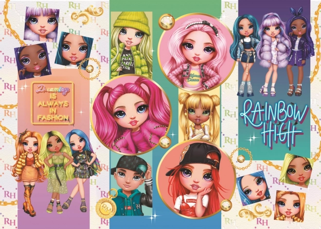 Puzzle 200 elementów Przyjaźń Rainbow High