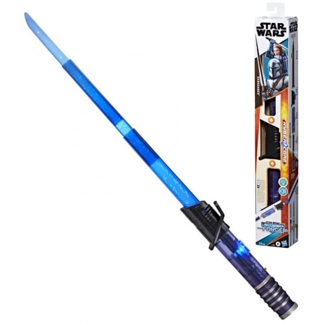 Star Wars Lightsaber Forge Darksaber miecz z efektami świetlnymi i dźwiękowymi