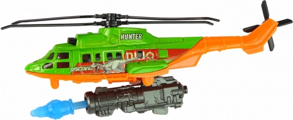 Helikopter z zawieszoną siatką do transportu lotniczego