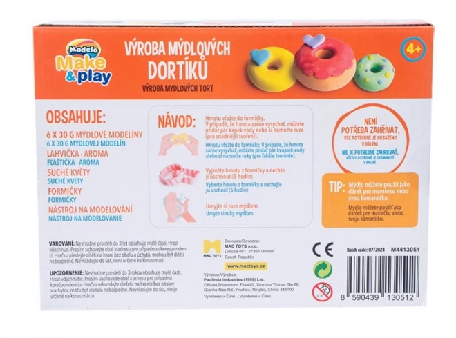 Produkcja mydeł w kształcie deserów