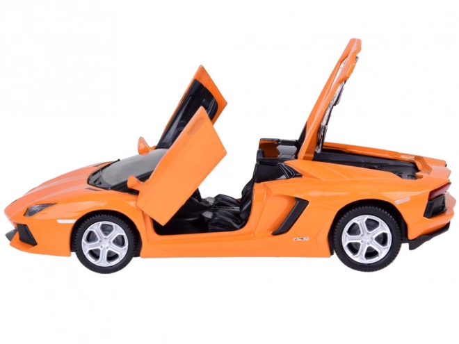 Metalowy model samochodu Lamborghini Aventador Roadster 1:32 interaktywny