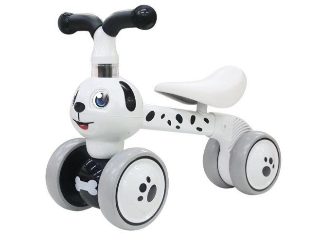 ECOTOYS Jeździk Piesek biały