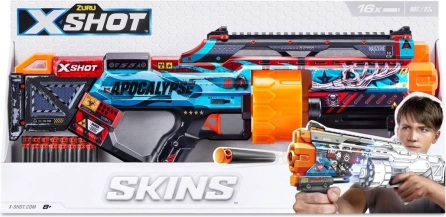 X-Shot Skins Last Stand piankowy blaster (16 strzałek)