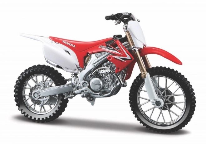 Model motocykla Honda CRF 450R ze stojakiem 1/18