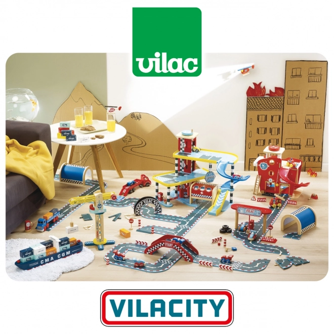 Vilac drewniany garaż Vilacity