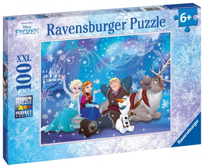 Puzzle Ravensburger Kraina Lodu - Lodowa magia 100 elementów