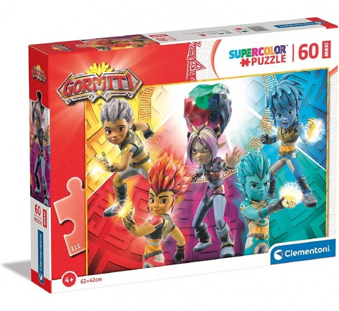 CLEMENTONI Puzzle Gormiti: Posłańcy z Aoki MAXI 60 elementów