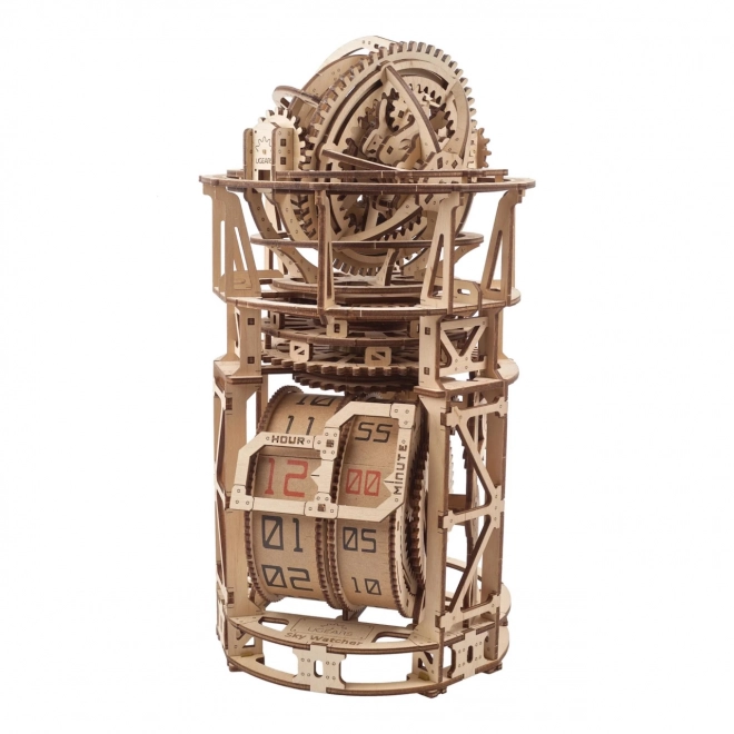 Ugears drewniany model mechaniczny mechanizmu zegarowego z tourbillonem