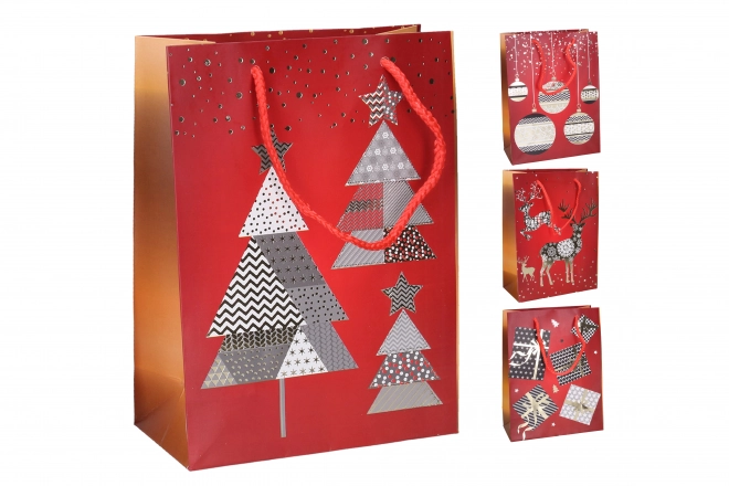 Torba prezentowa L 31x40x12 cm Święta