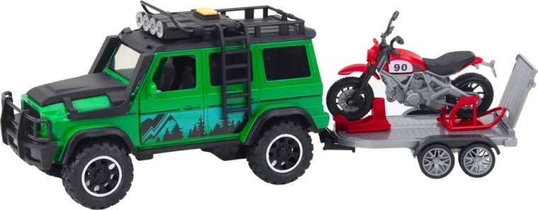 Odłączana przyczepa z rampą najazdową