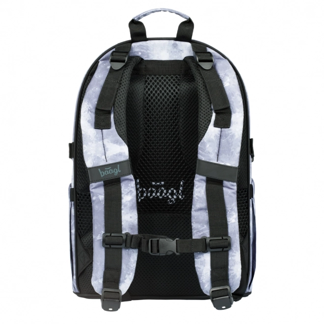 BAAGL 3 ZESTAW Skate NASA Grey: plecak, piórnik, worek