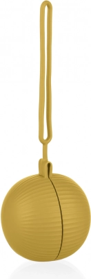 Zamykane silikonowe etui na smoczek, Mustard Yellow
