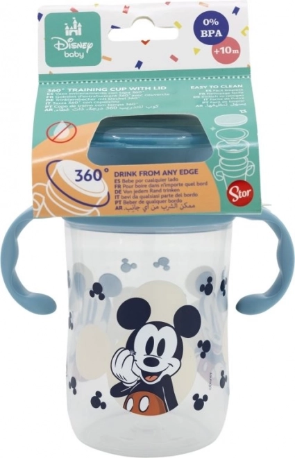 STOR Dziecięcy treningowy kubek 395 ml Mickey Mouse