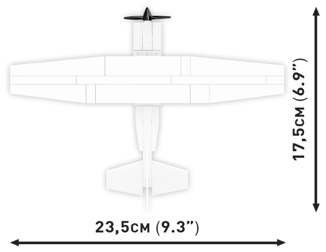 Cobi zestaw Cessna 172 Skyhawk 160 klocków biała
