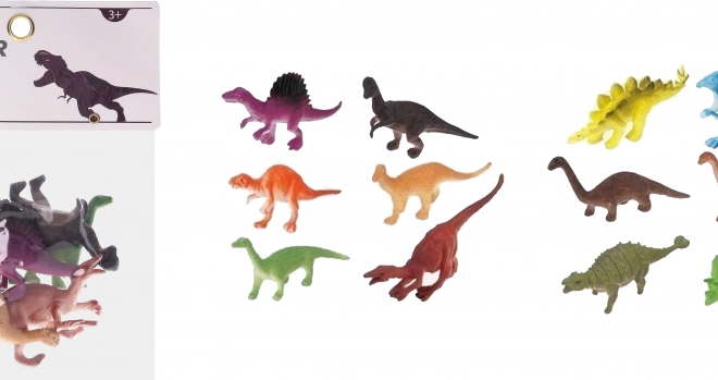 Figurki Dinozaurów Zestaw 6 sztuk 10 cm