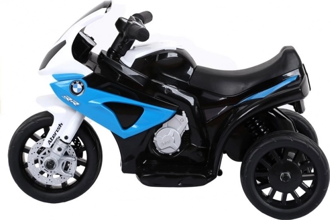 Motocykl na akumulator BMW S1000RR trójkołowy niebieski