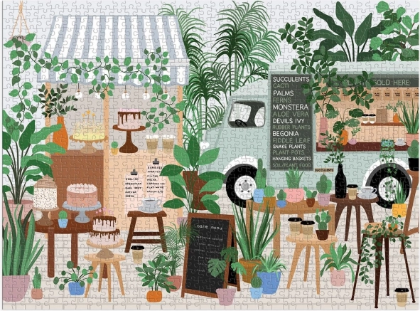 Puzzle Kawiarnia botaniczna 1000 elementów GALISON
