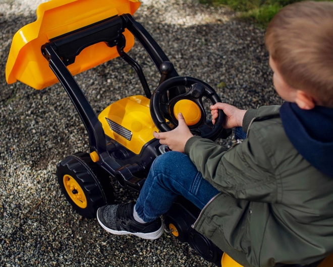 Dziecięcy traktor na pedały z przednią ładowarką
