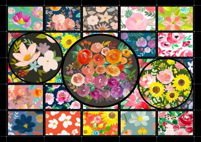 Puzzle Kwiatowy ogród 1000 elementów