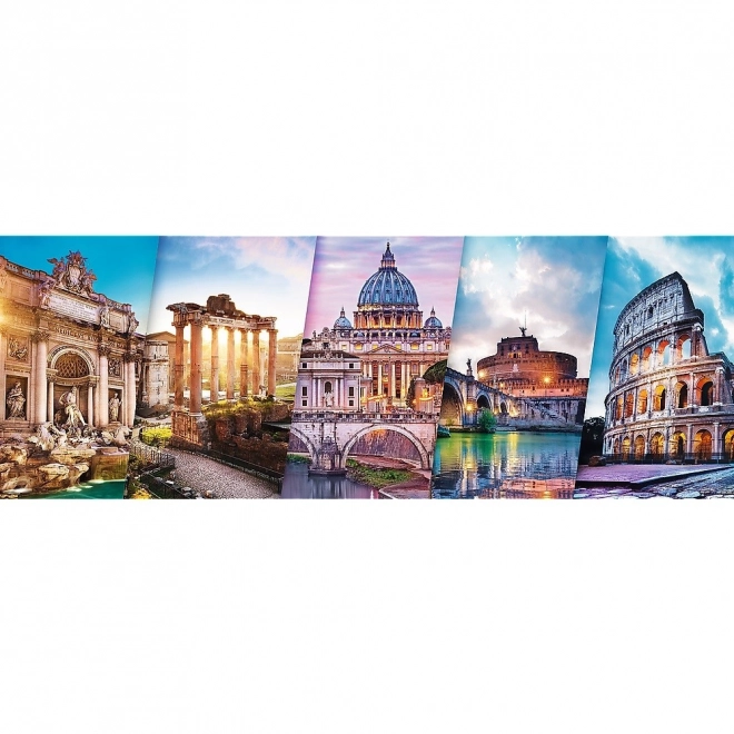 Panoramiczne puzzle 500 elementów - Podróż do Włoch