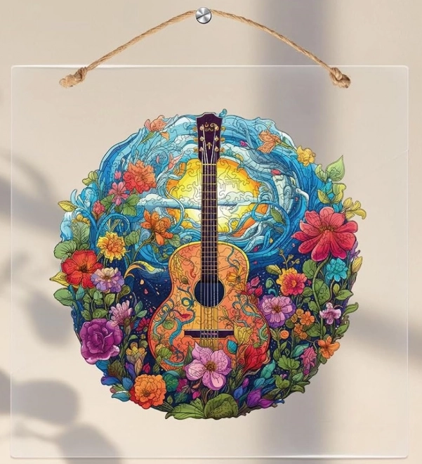 Drewniane puzzle Gitara 200 elementów
