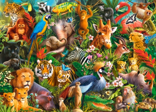 Puzzle Niesamowite Zwierzęta 300 sztuk
